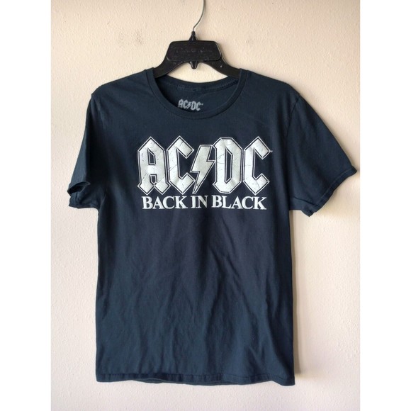 AC/DC "Back in Black" Men's Medium Black Graphic T-Shirt - Picture 1 of 5